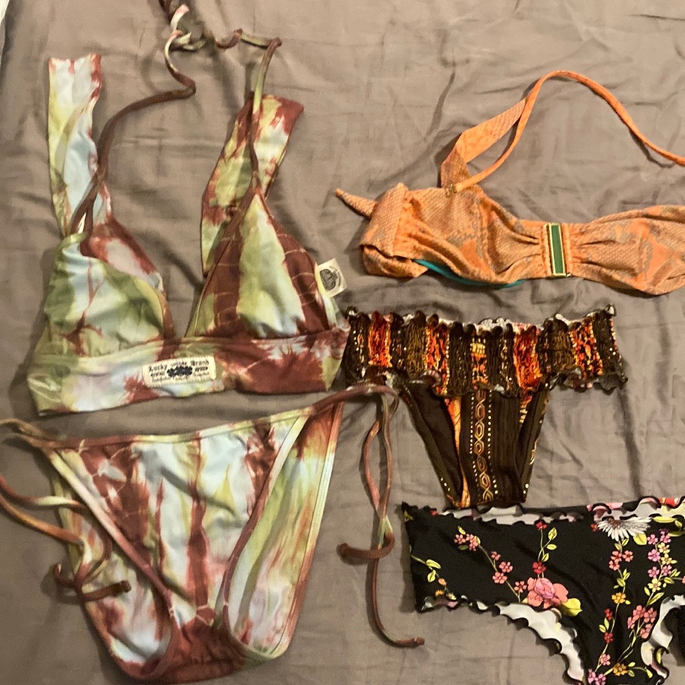 Lucky brand, vitamin A, Vix, Boom Boom Swim suits